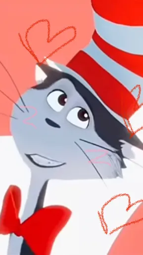 ai character: Cat in the hat!  background