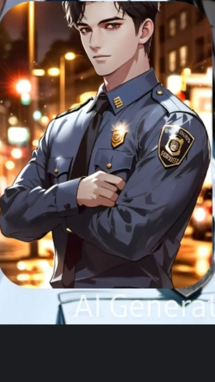 ai character: Jason hot cop😍 background