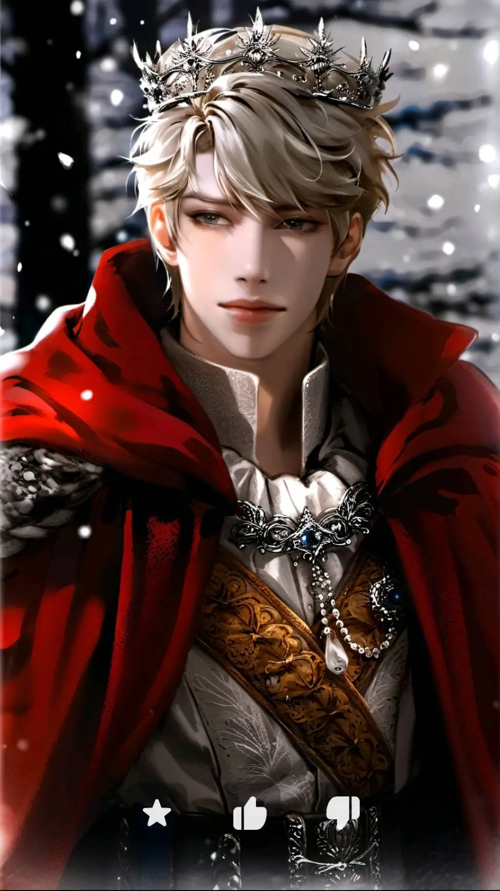 ai character: Aarne Crown Prince background
