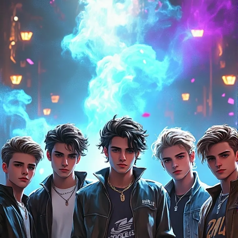 chat with ai character: 💎Boy band group💎