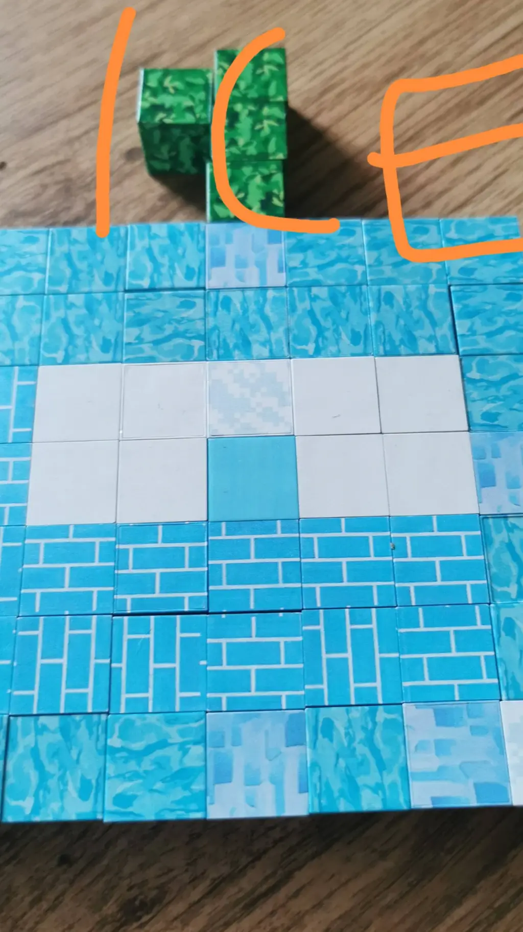 ai character: Ice  background