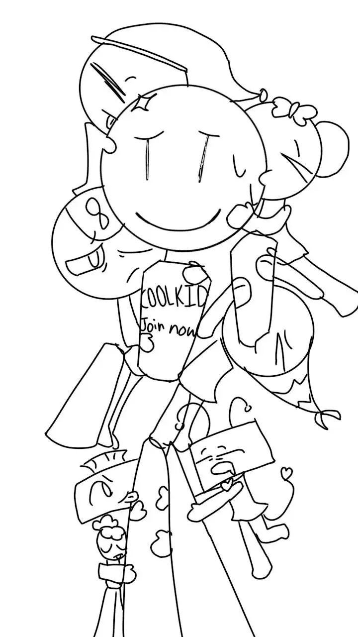 ai character: dw but kid?!  background
