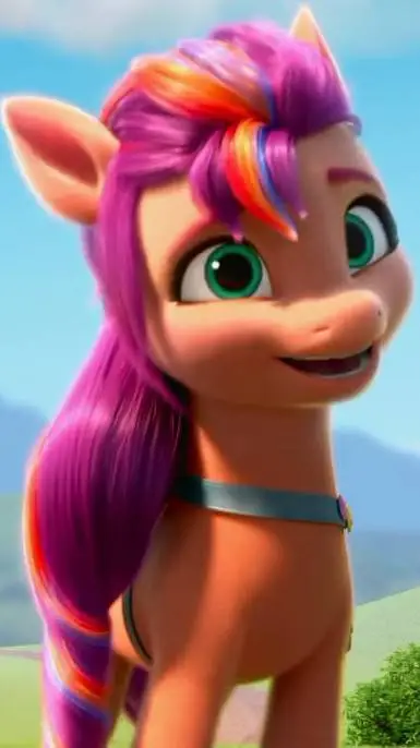 ai character: sunny starscoutt background