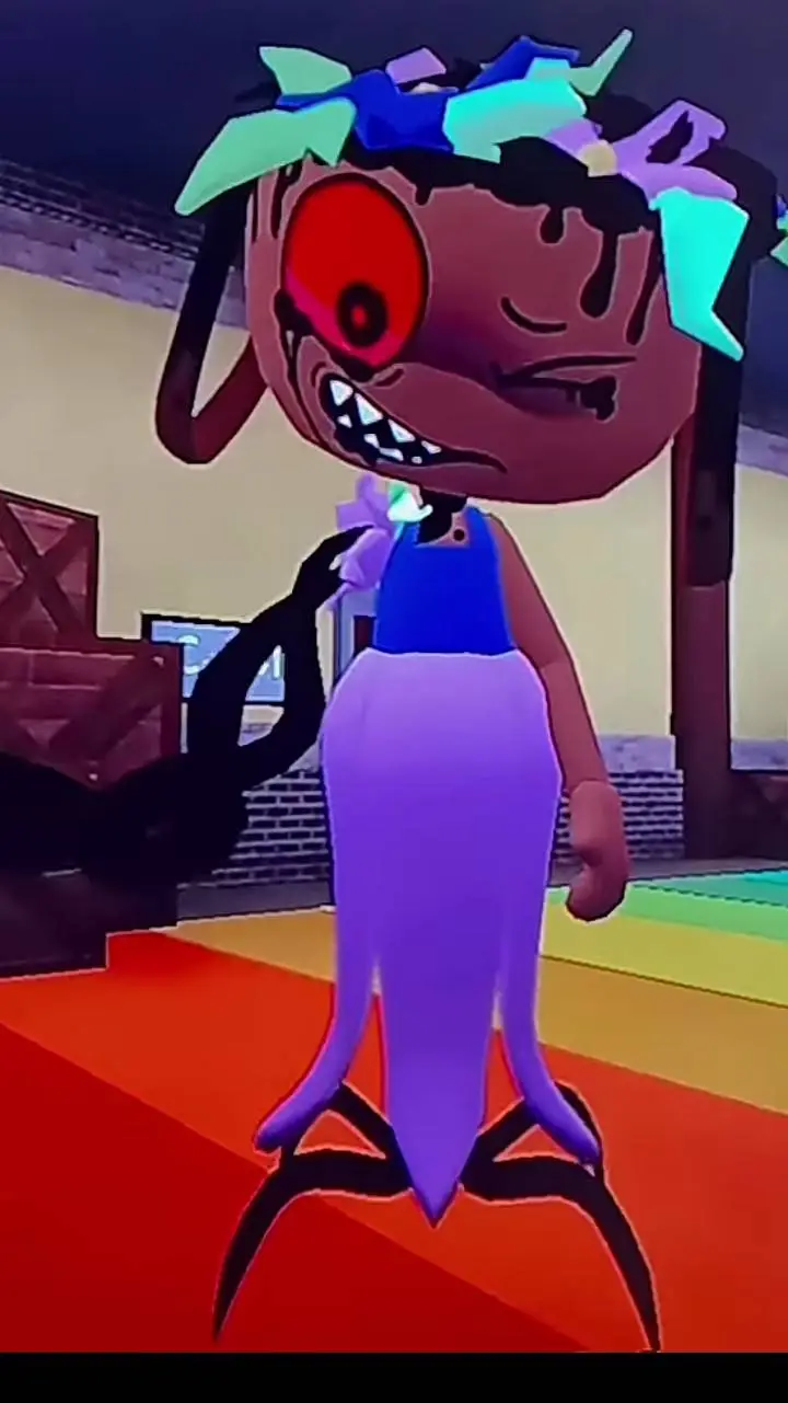 ai character: Twisted Bassie  background