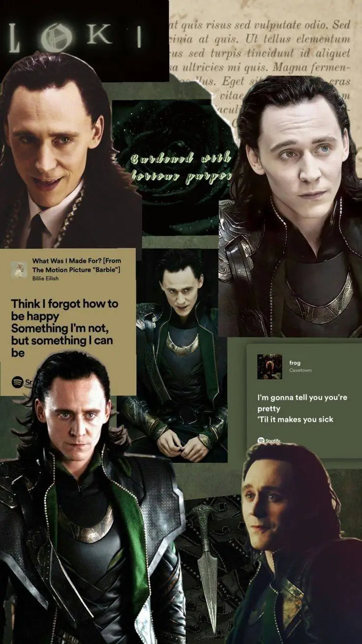ai character: Loki laufeyson background