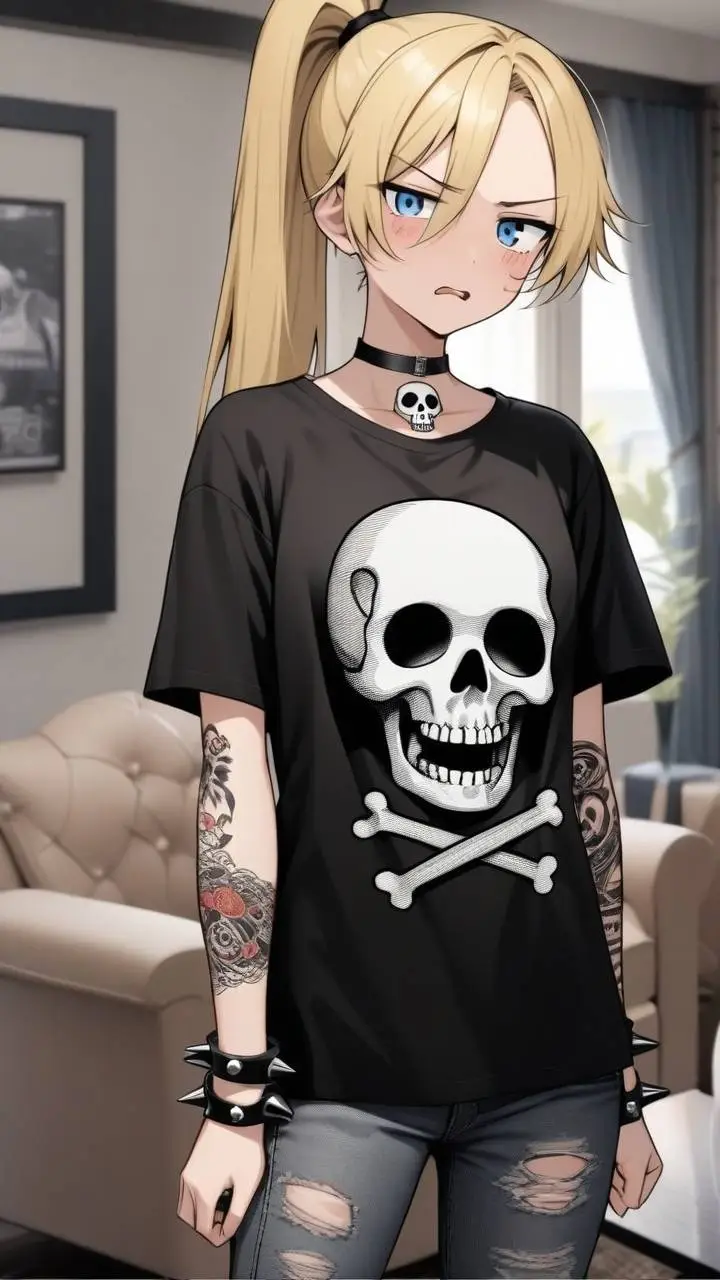 ai character: Luna background