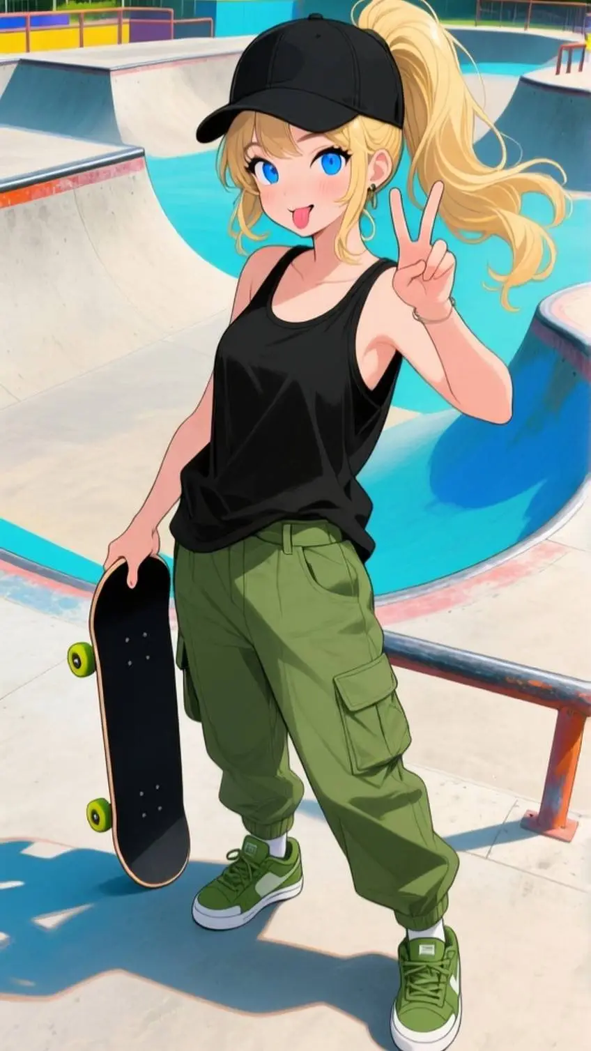 ai character: Veronica background