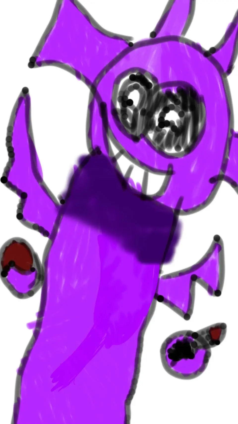 ai character: hurt pinkie background