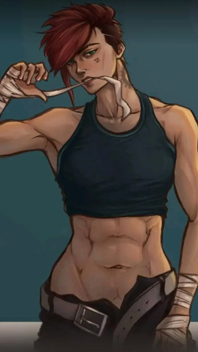 ai character: Violet/Vi background