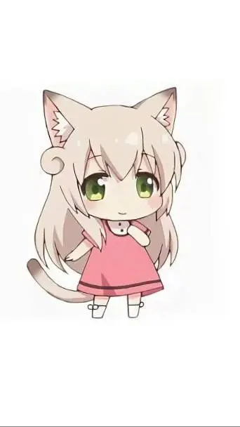 ai character: неко ✔️ background