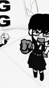 ai character: Bang bang bang  background