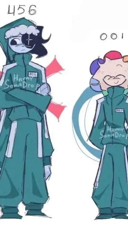 ai character: Мд в игре 🦑 background