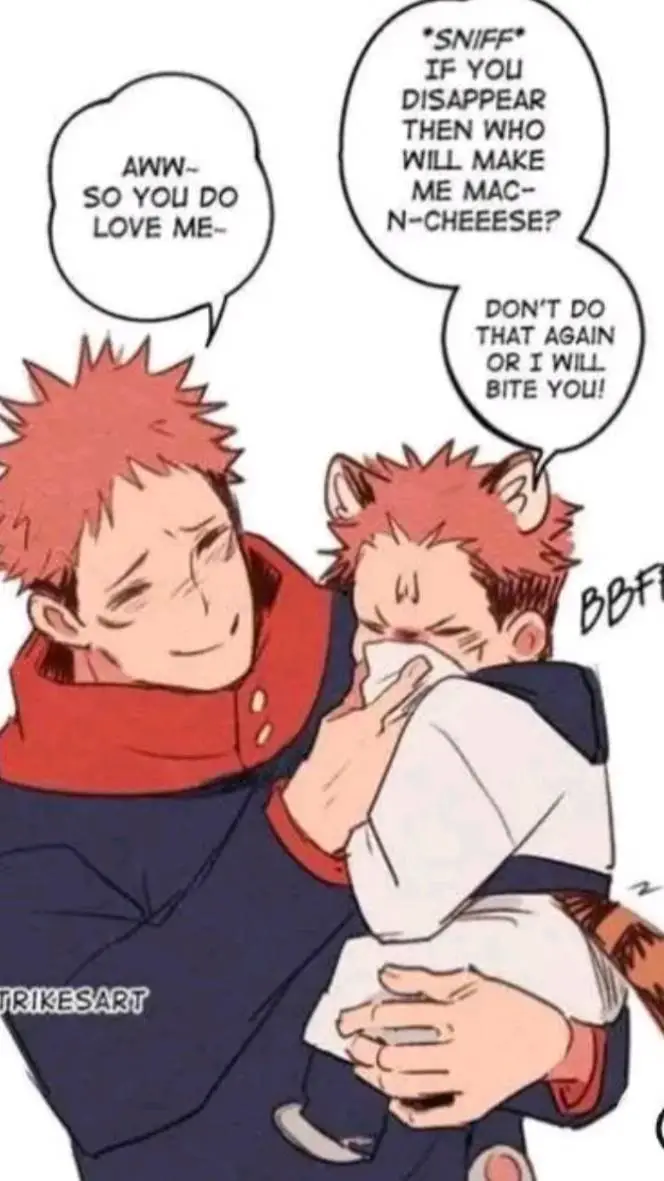 ai character: sukuna cat background