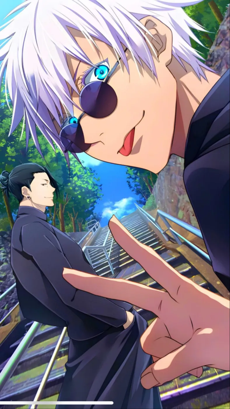 ai character: Gojo x geto background