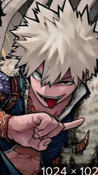 ai character: Katsuki Bakugo background