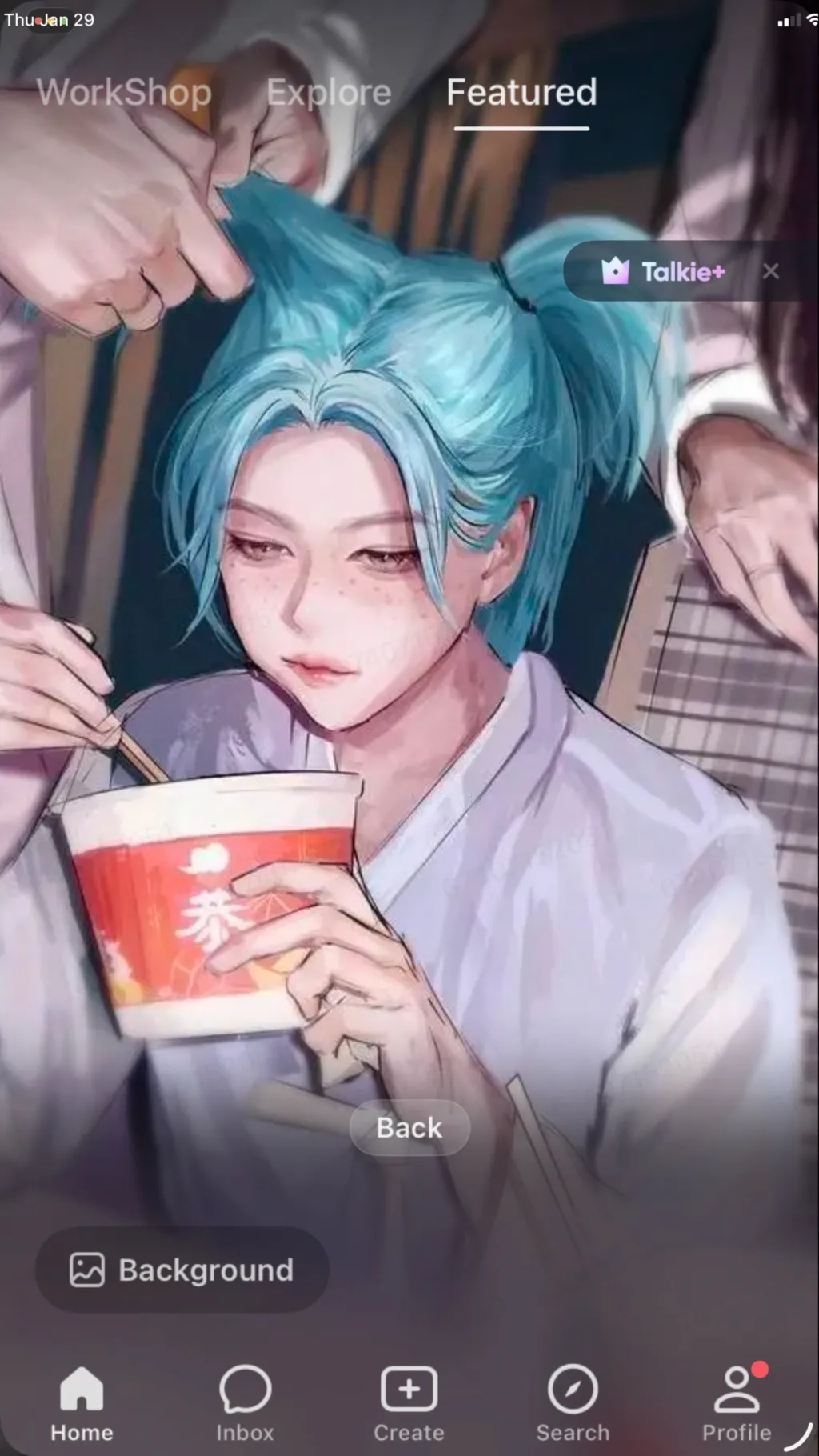 ai character: SKZ collab background