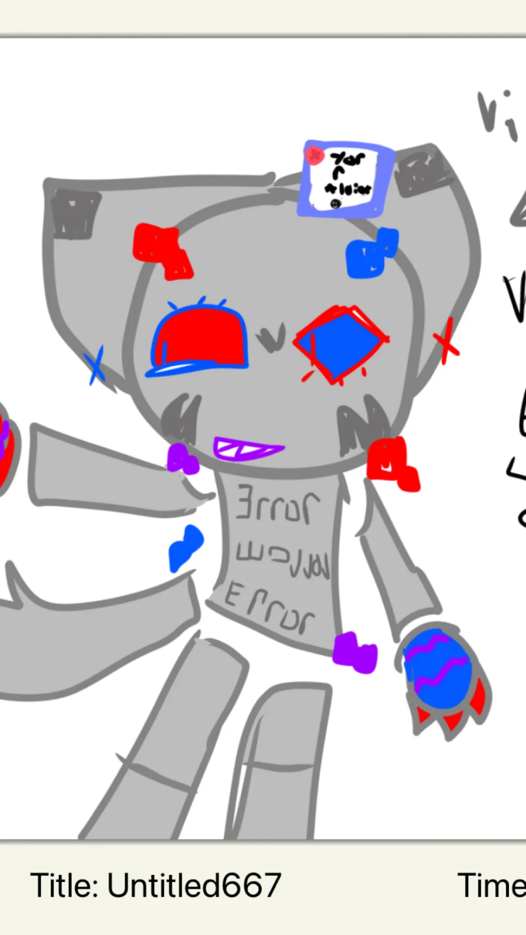 ai character: V!rus background