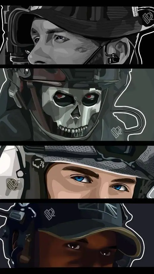 ai character: COD Hibrid  background