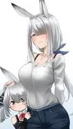 ai character: mi esposa e hija  background