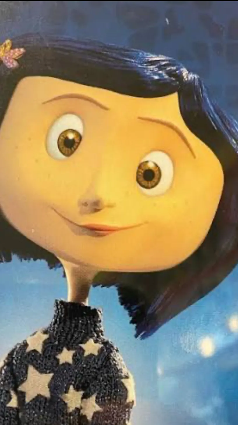 ai character: Coraline Jones background