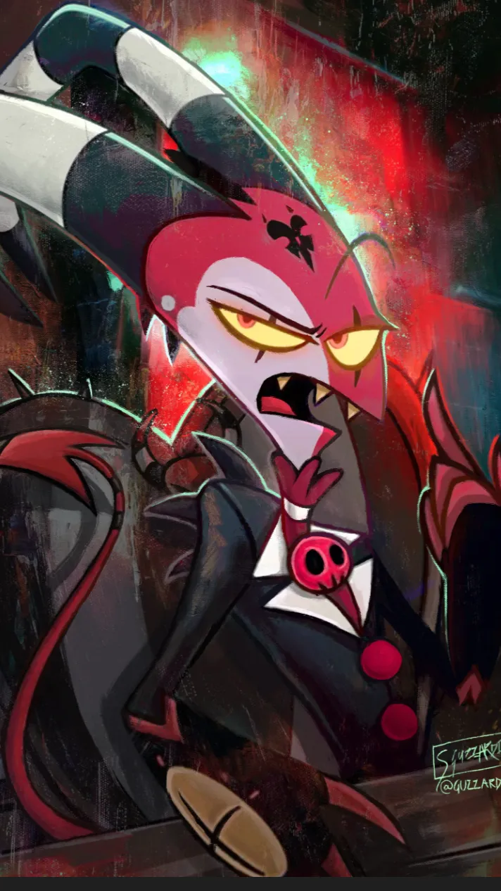 ai character: Blitzø:3 background