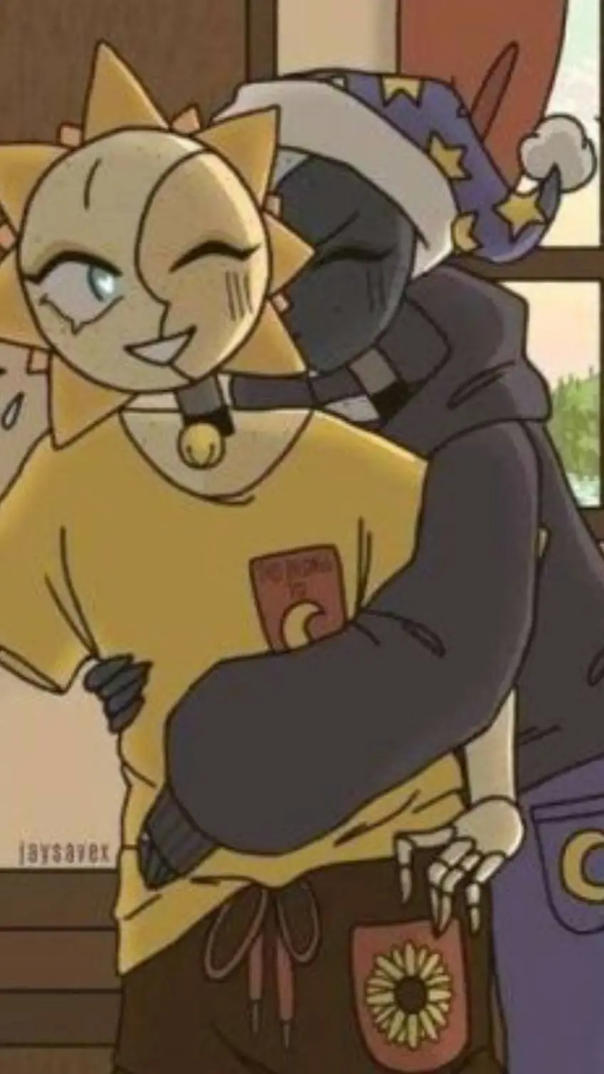 ai character: sundrop x moondrop background