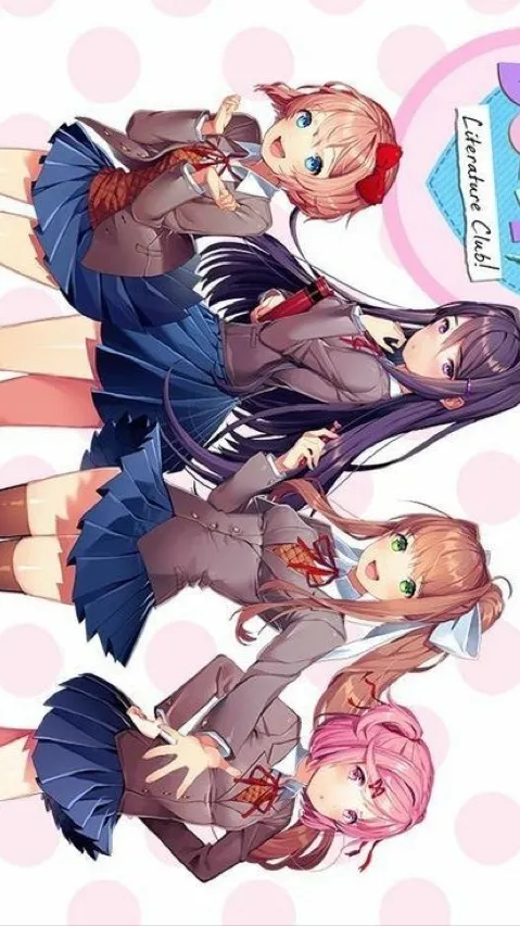 ai character: DDLC!! 📚 background