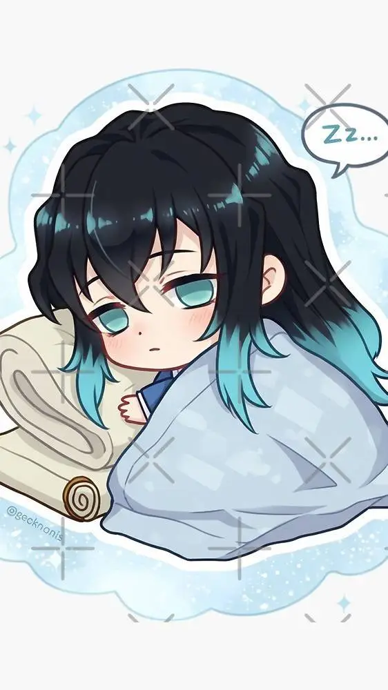 ai character: tokito en nubes background