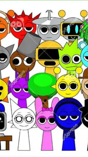 ai character: Sprunki background