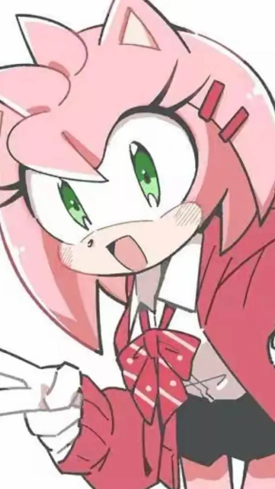 ai character: amy rose 🌹 background