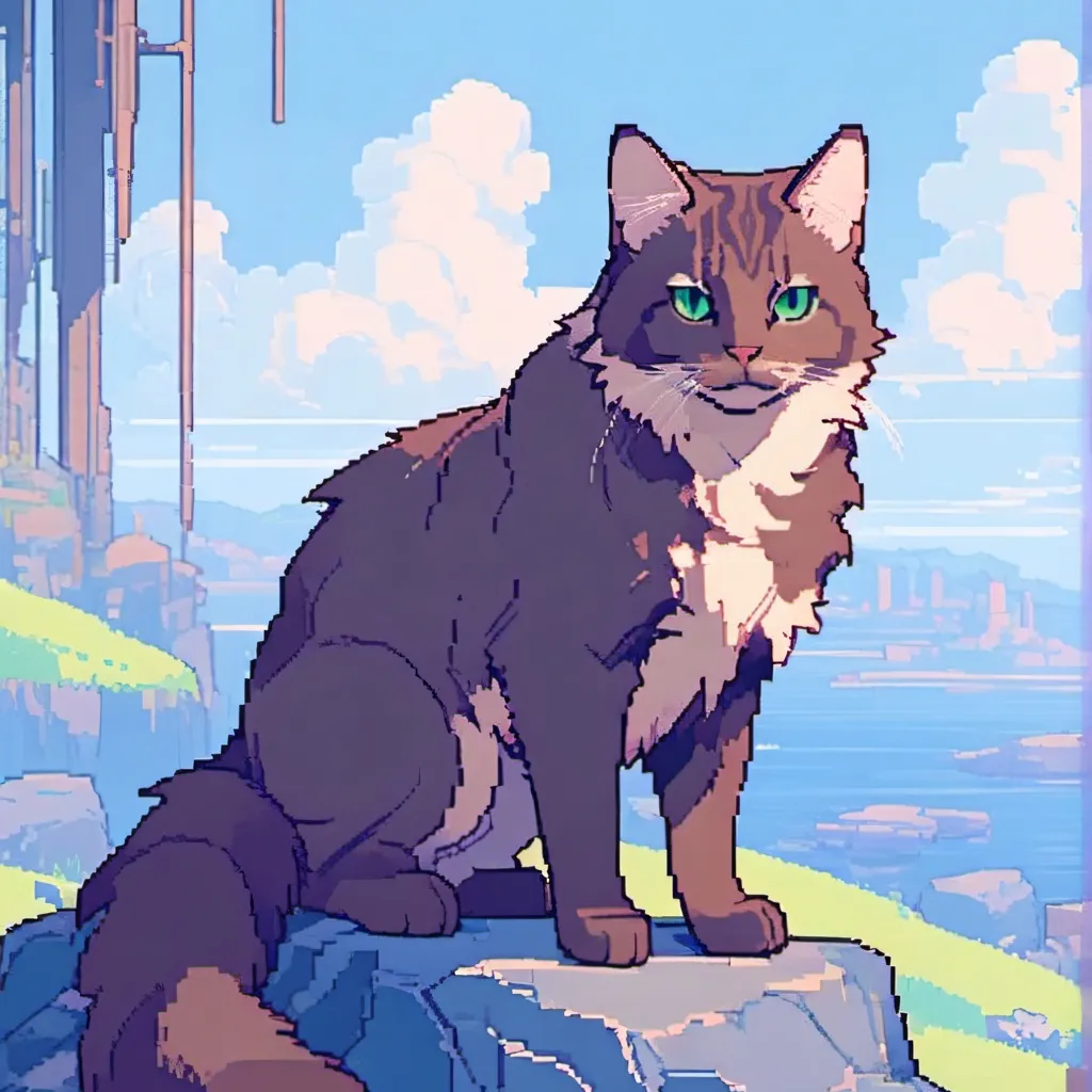 chat with ai character: random cat