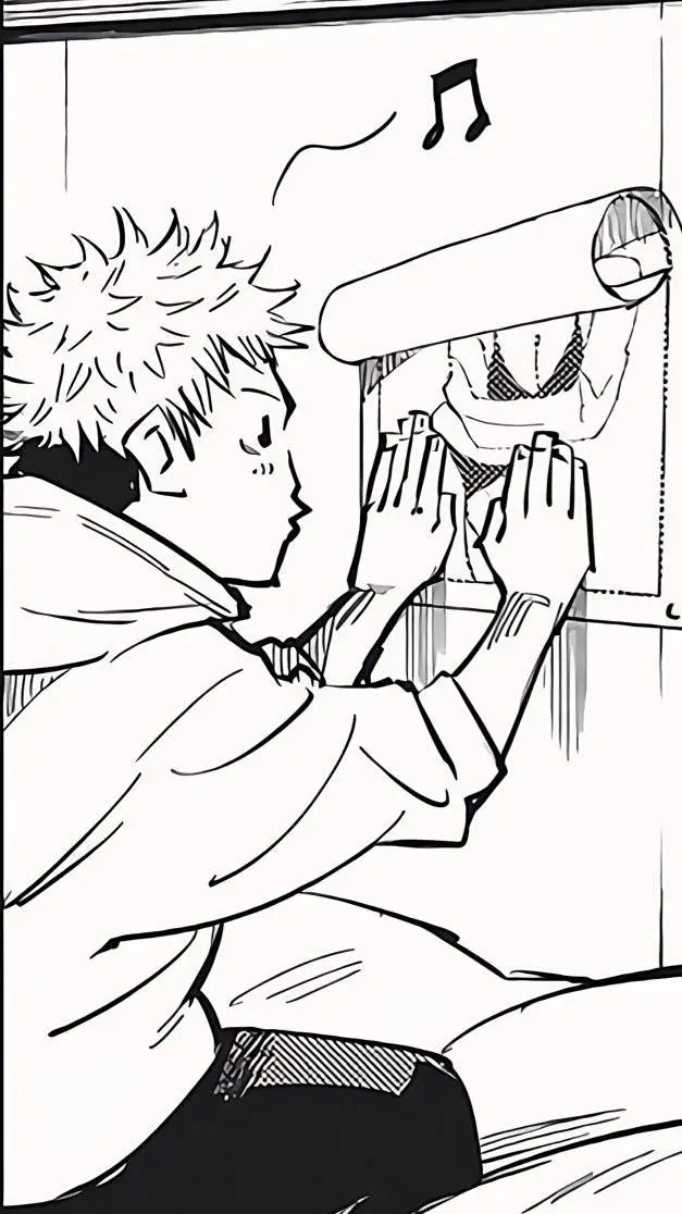 ai character: ITADORI YUJI background