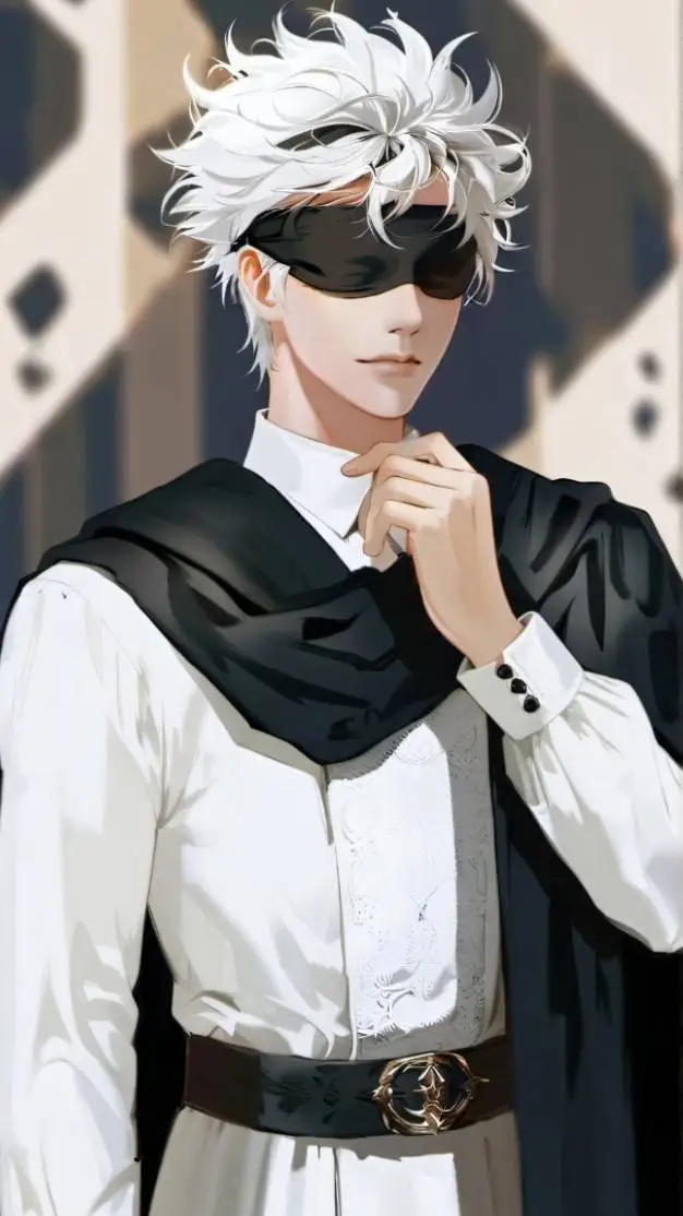 ai character: GOJO SATORU background