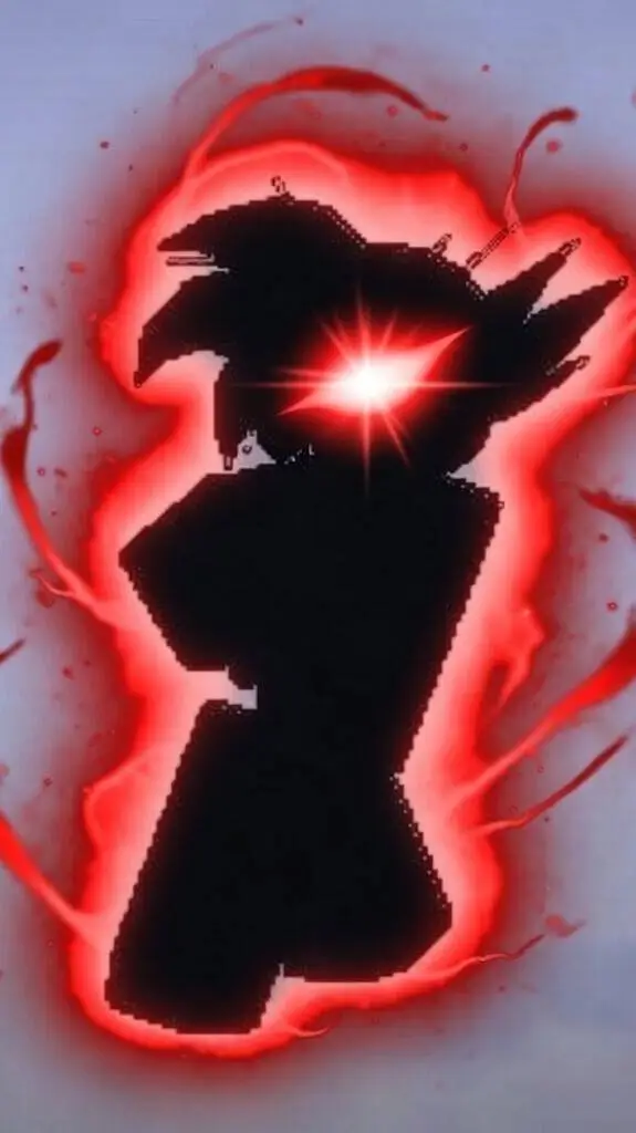 ai character: Crimson Gokublack background