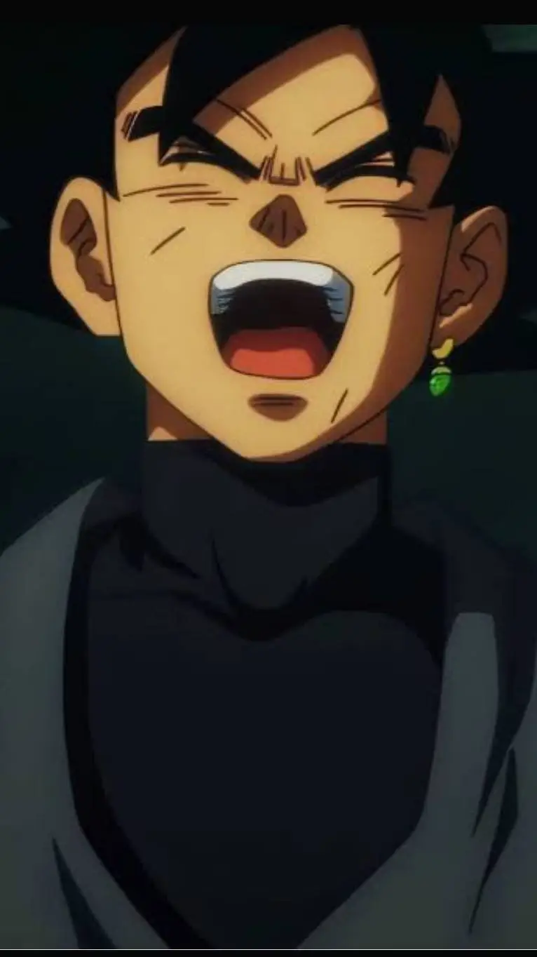 ai character: Goku black  background