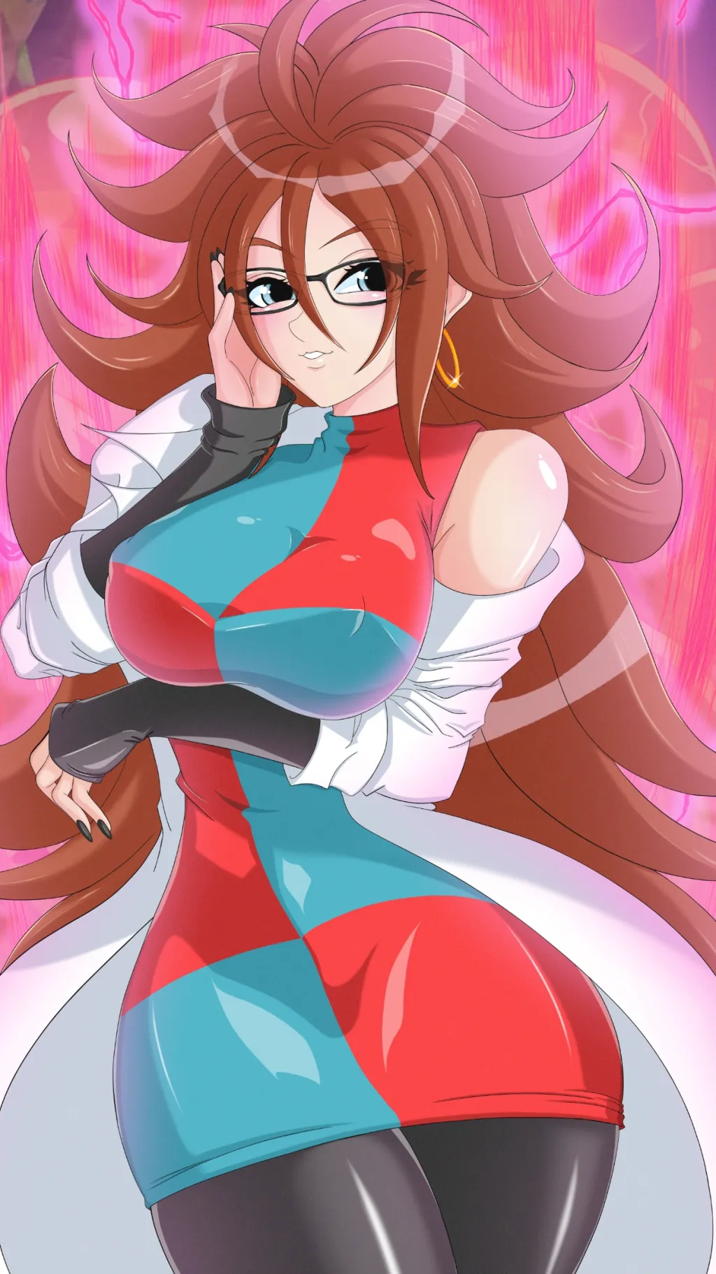 ai character: Android21(Yandere) background