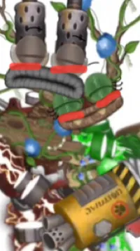 ai character: Earth x plant background