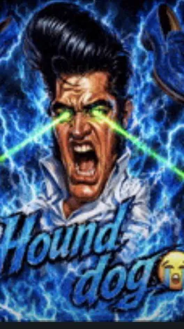 ai character: Hound dog background