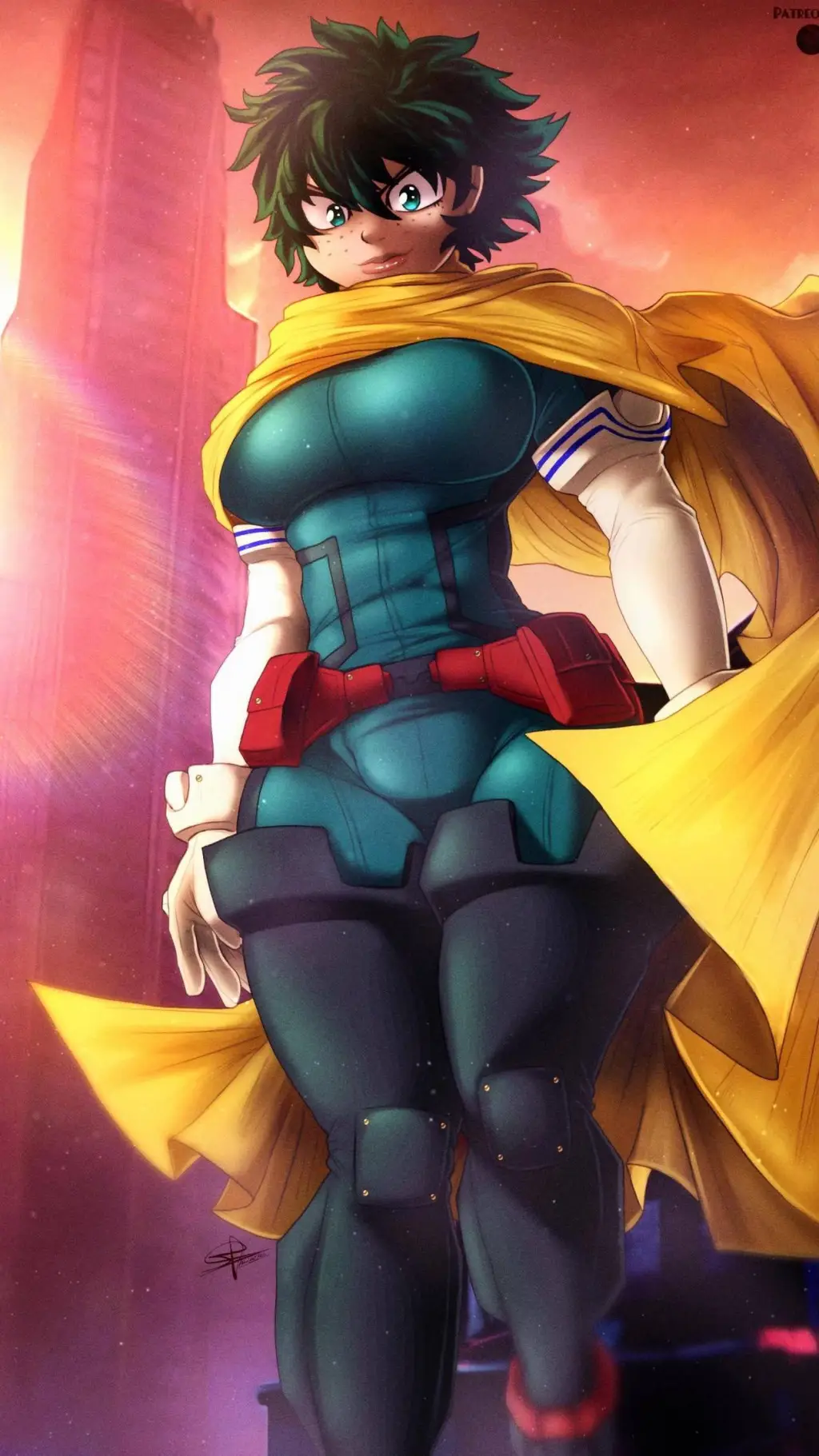 ai character: Deku's Twin Sister background