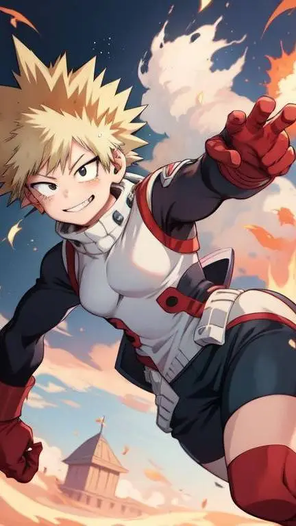 ai character: Bakugo's Sister  background