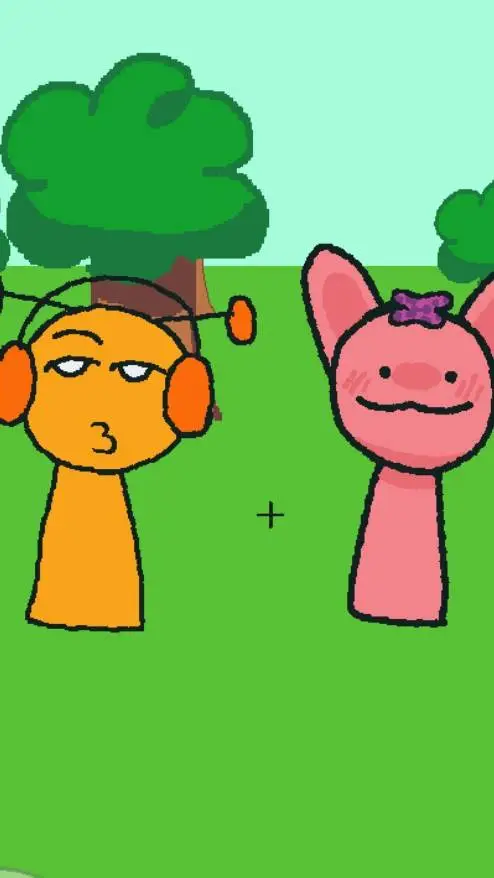 ai character: oren and pinki background