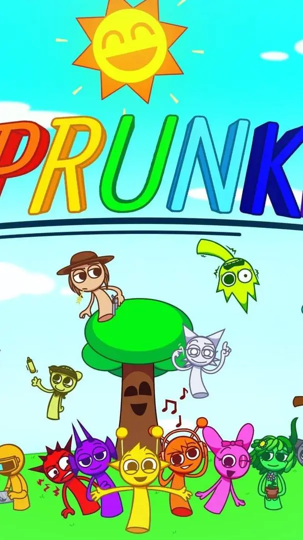 ai character: Sprunki background