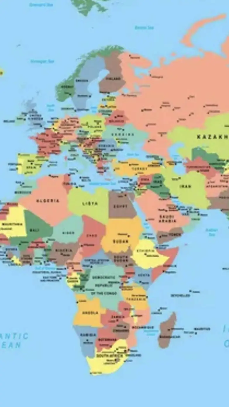 ai character: Continents background