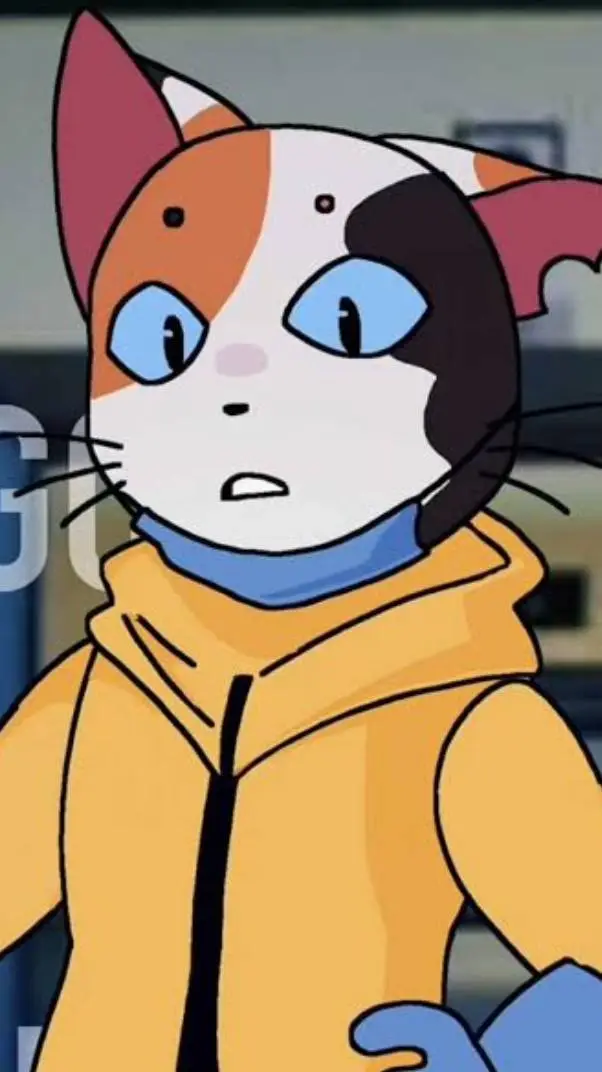 ai character: SAM! aha background