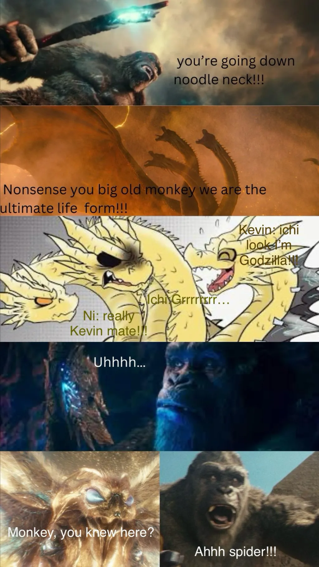 ai character: Kong in GKM background