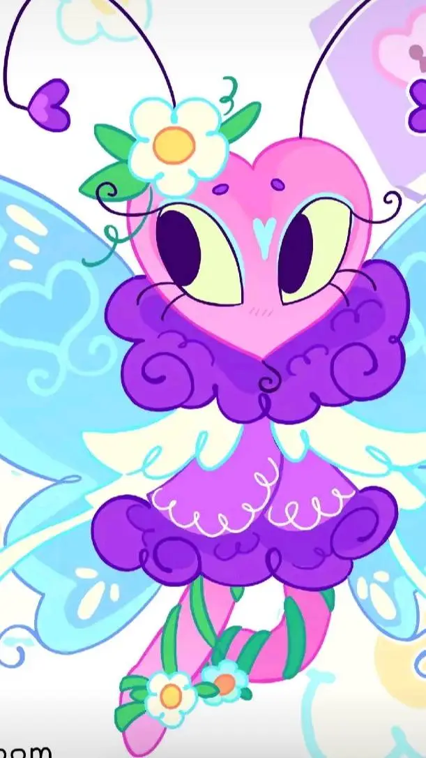 ai character:  🦋💜flute💜🦋 background