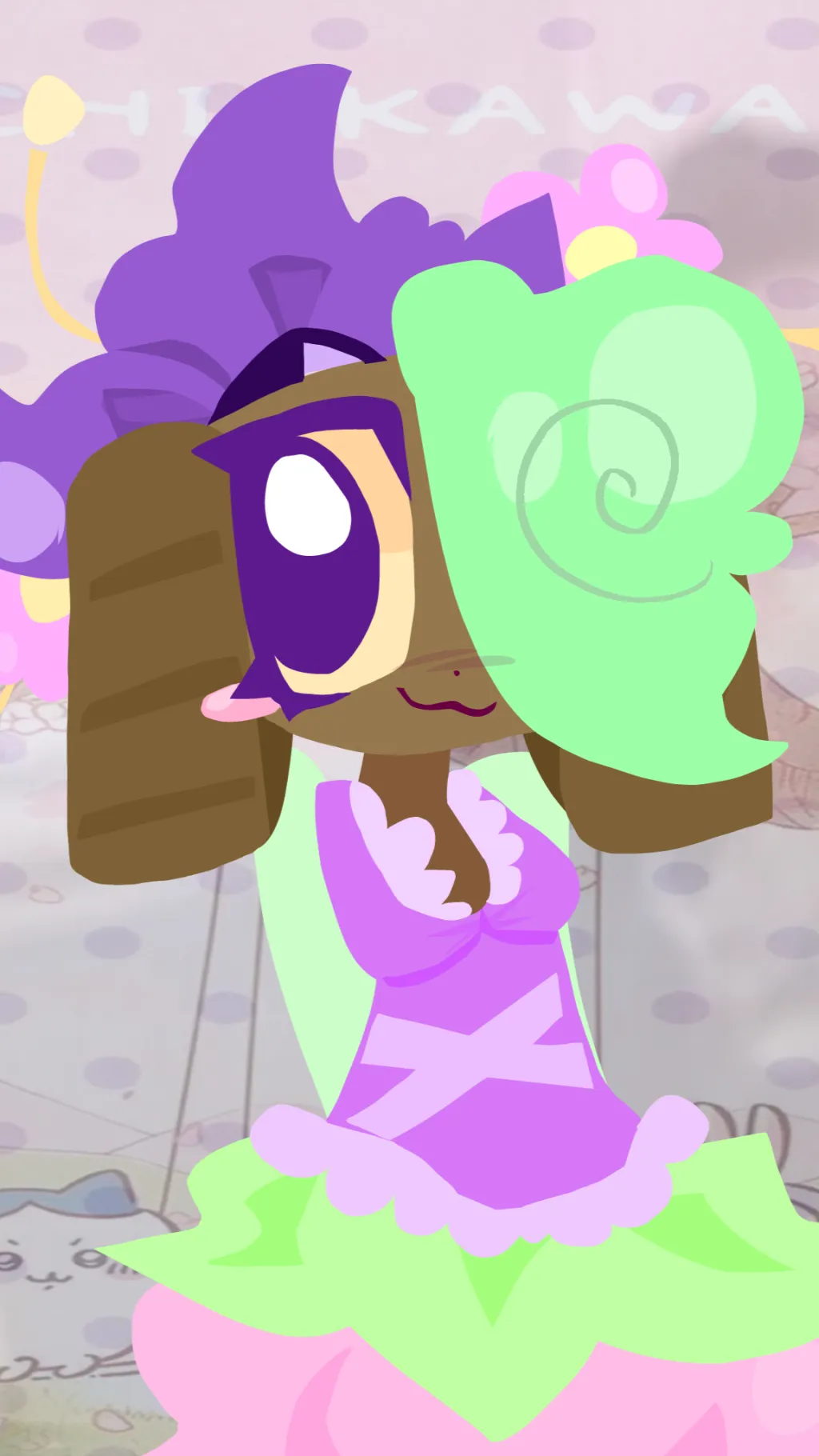 ai character: Bassie  background