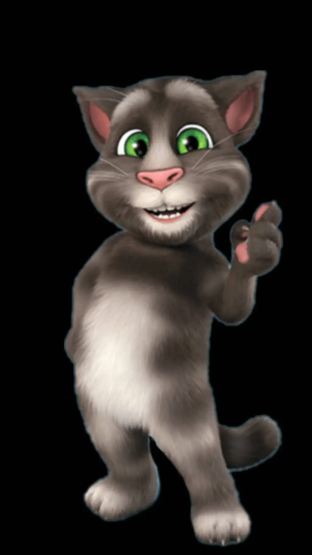 ai character: talking tom background