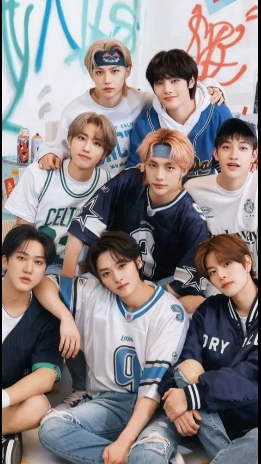 ai character: stray kids  background