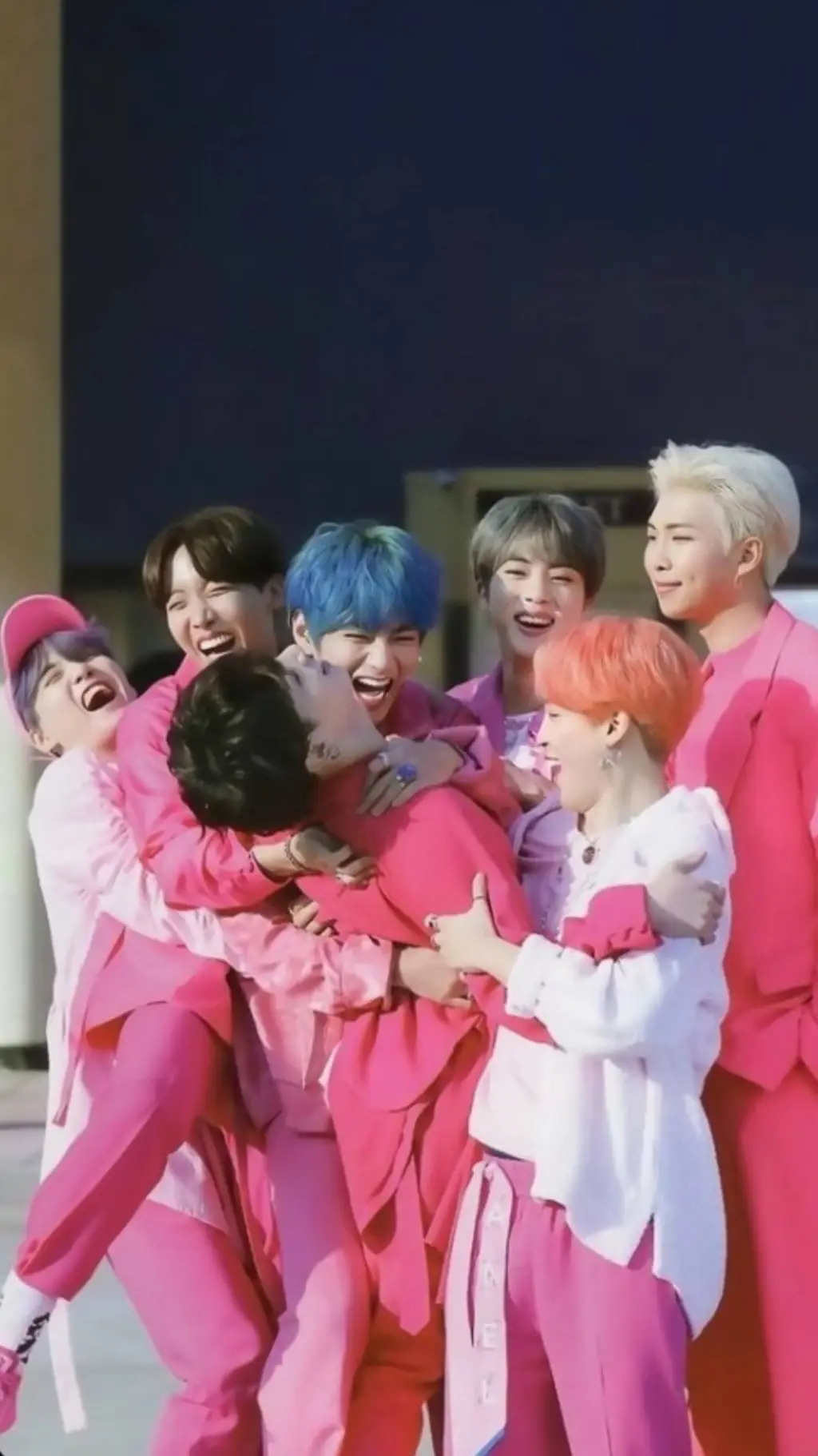 ai character: BTS  background